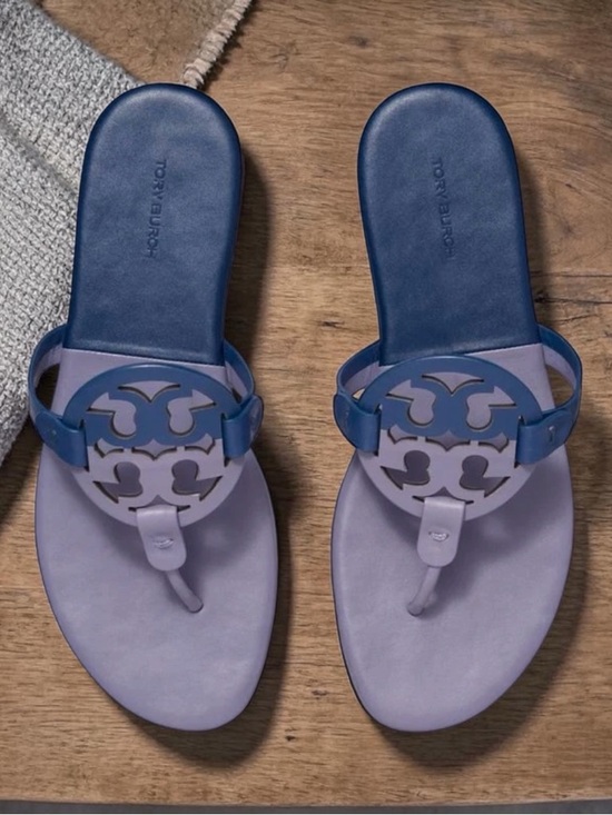 Tory Burch Shoes - TORY BURCH DARK LOTUS/BERMUDA SOFT MILLER